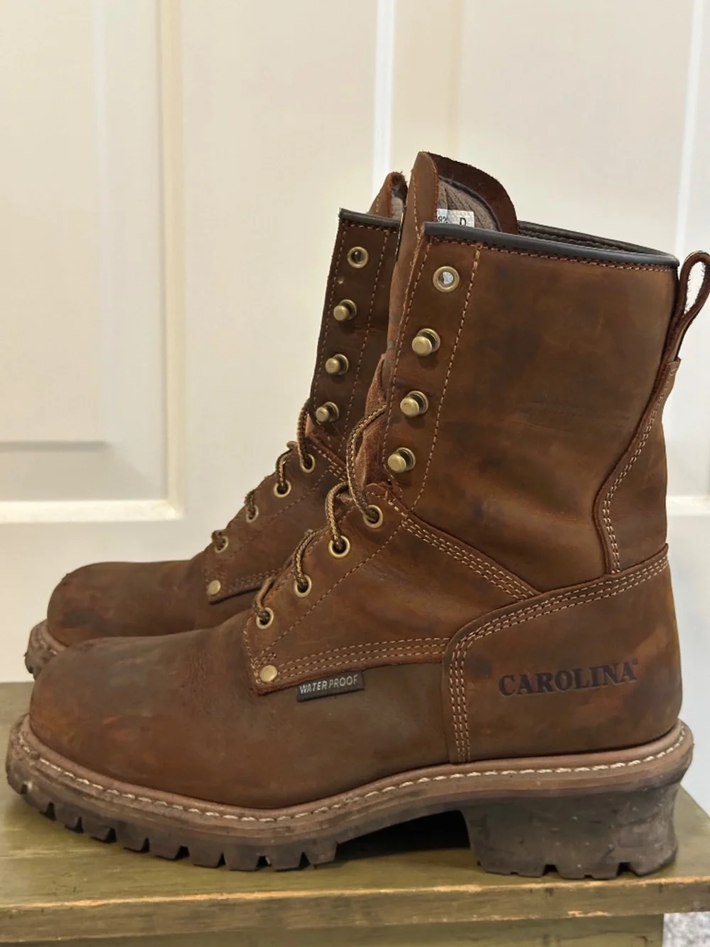 Carolina Steel Toe Leather Boots Mens 9.5